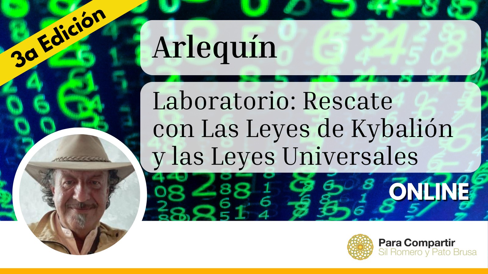 Laboratorio: Rescate con Las Leyes de Kybalion y las Leyes Universales (3a Edición) | 4 CLASES: Noviembre 16, 24, Diciembre 1 y 8 de 2024