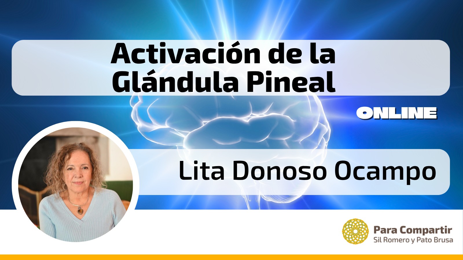 Activación de la Glándula Pineal y las 7 Claves de la Manifestación | con Lita Donoso | Jueves 23 de Octubre | 14:00 – 19:30 hs, ARG
